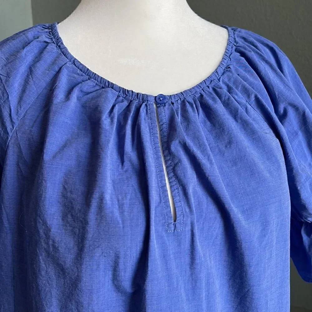 Ann Taylor Petites Cotton Blouse Top